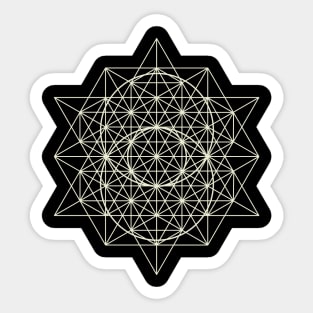 Flower of Life Star of David Sacred Geometry Sticker